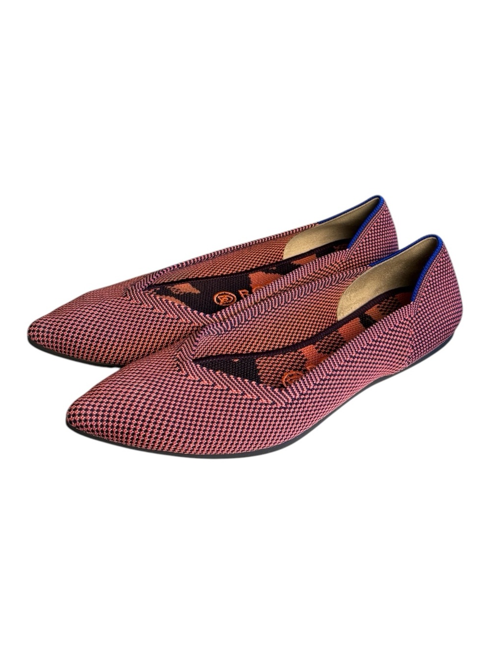 Rothy’s Rose Double Stitch Point Flats Size 7.5